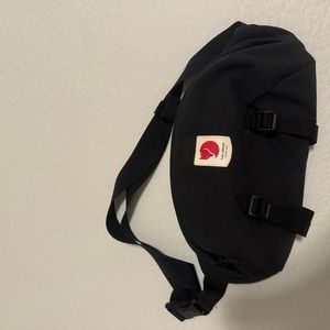Fjallraven black crossbody bag. Like new.